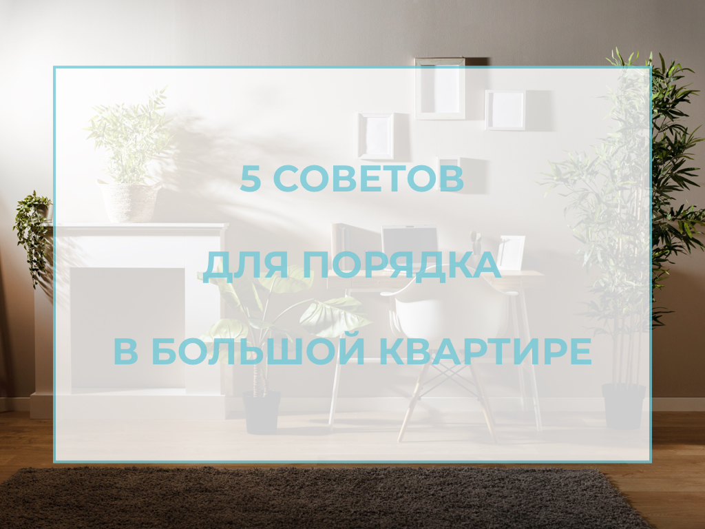 лого порядок в большой квартире